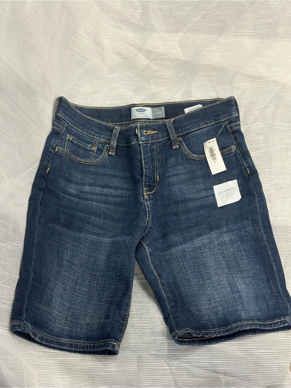 Old Navy Blue Denim Bermuda Shorts